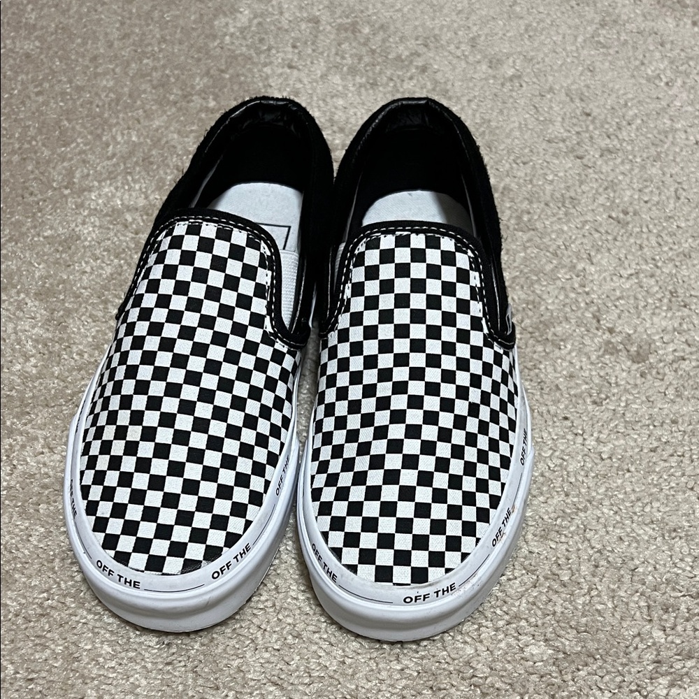 Vans Checkerboard Slip-On - Black & White